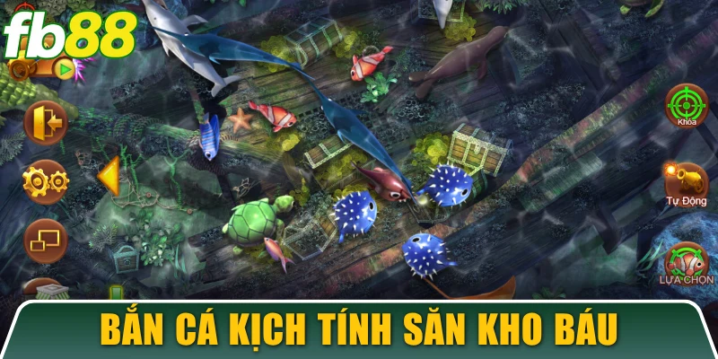 Bắn cá kịch tính săn kho báu đại dương cực vui