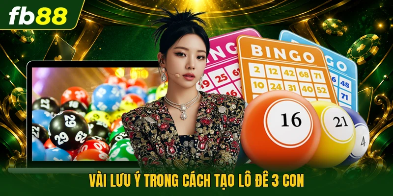Vài lưu ý trong cách tạo lô đê 3 con